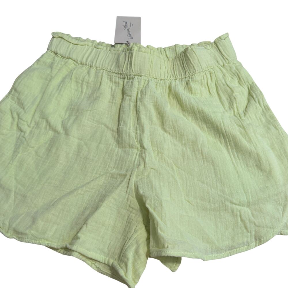Universal Thread Women's Yellow High-Rise Pull-On Gauze Shorts - Small - NWT